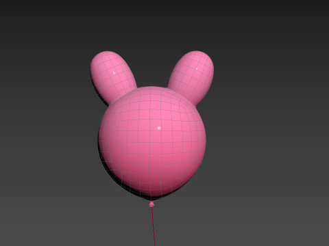 Prop201 Rabbit Balloon 3D Model