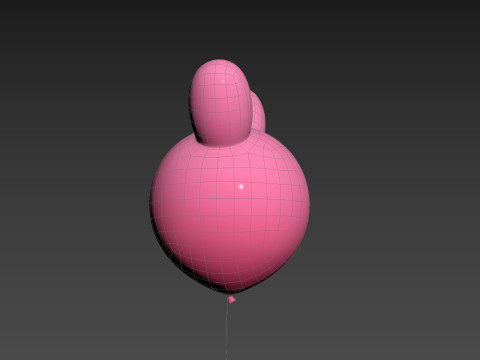 Prop201 Rabbit Balloon 3D Model