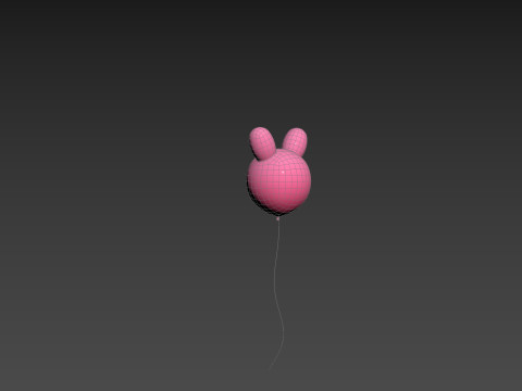 Prop201 Rabbit Balloon 3D Model