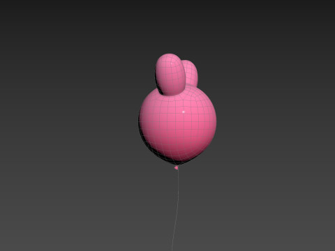 Prop201 Rabbit Balloon 3D Model