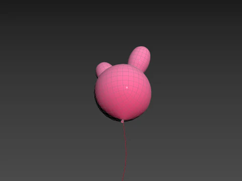 Prop201 Rabbit Balloon 3D Model
