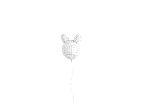 Prop201 Rabbit Balloon 3D Model