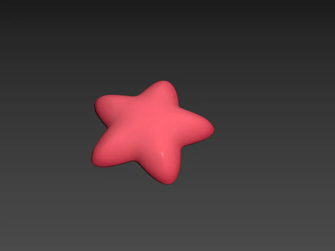 Prop202 Star Fish 3D Model