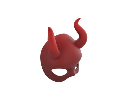 Prop203 Devil Mask Modèle 3D