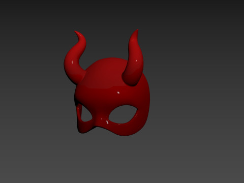 Prop203 Devil Mask Modèle 3D