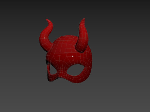 Prop203 Devil Mask Modèle 3D