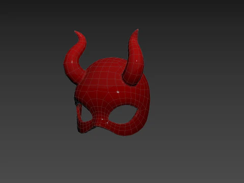 Prop203 Devil Mask 3D Model