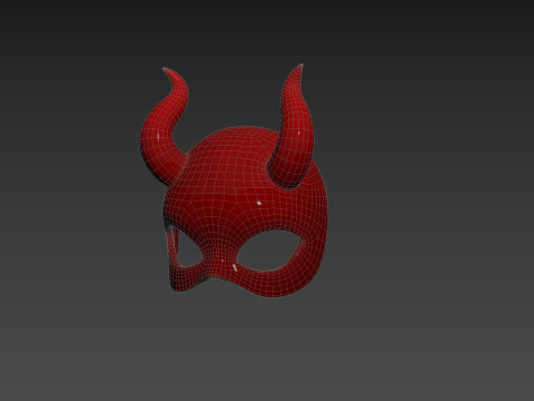 Prop203 Devil Mask Modèle 3D