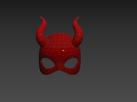 Prop203 Devil Mask Modèle 3D