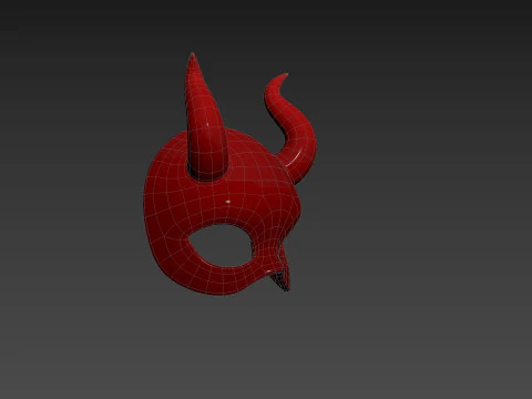 Prop203 Devil Mask 3D Model