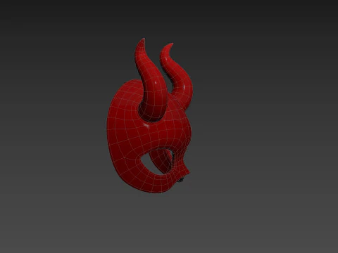 Prop203 Devil Mask 3D Model