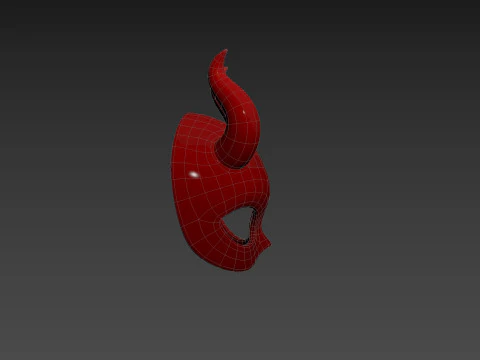 Prop203 Devil Mask 3D Model