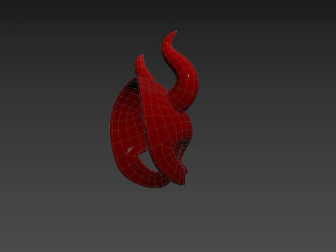 Prop203 Devil Mask 3D Model