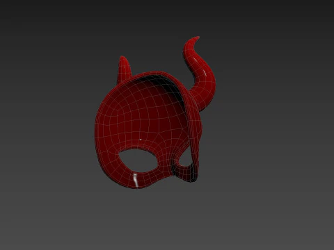 Prop203 Devil Mask 3D Model