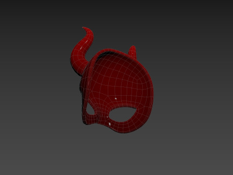 Prop203 Devil Mask Modèle 3D