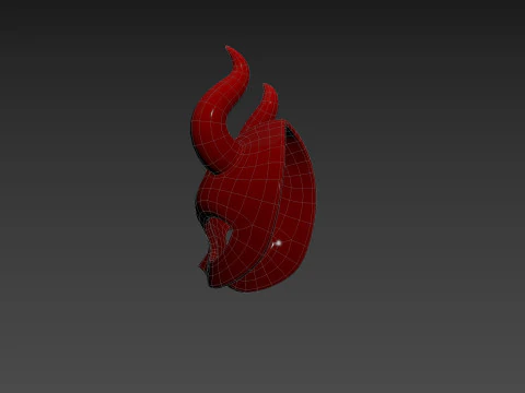Prop203 Devil Mask 3D Model