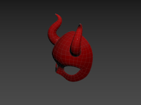 Prop203 Devil Mask Modèle 3D