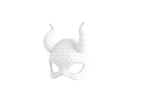 Prop203 Devil Mask 3D Model