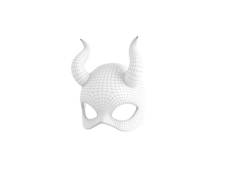 Prop203 Devil Mask Modèle 3D