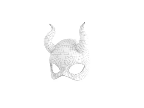 Prop203 Devil Mask 3D Model