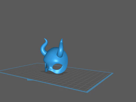 Prop203 Devil Mask 3D Model