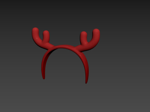 Prop204 Deer Headband 3Dモデル