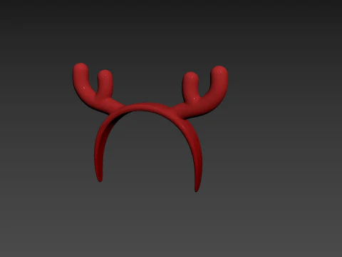 Prop204 Deer Headband 3D Model