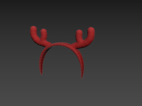 Prop204 Deer Headband 3Dモデル
