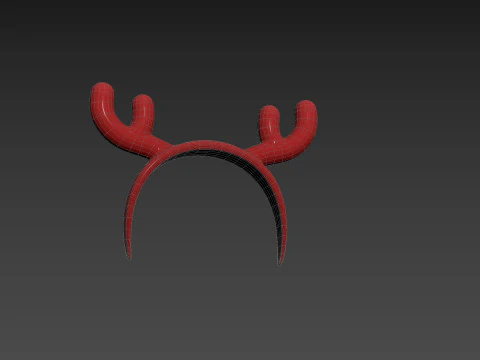 Prop204 Deer Headband 3D Model