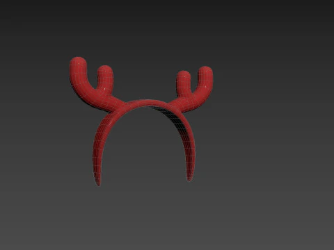 Prop204 Deer Headband 3D Model