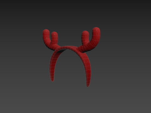 Prop204 Deer Headband 3Dモデル