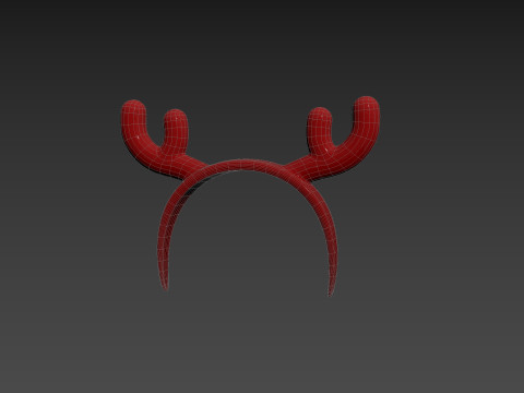 Prop204 Deer Headband 3Dモデル