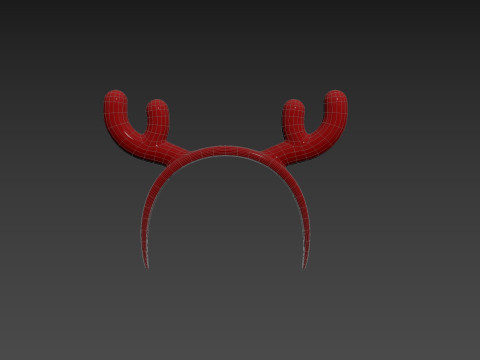 Prop204 Deer Headband 3Dモデル