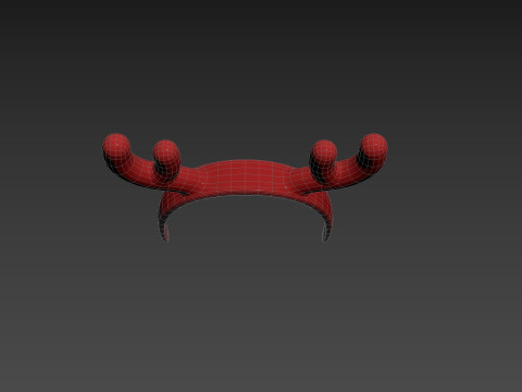 Prop204 Deer Headband 3Dモデル