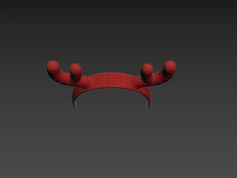 Prop204 Deer Headband 3D Model