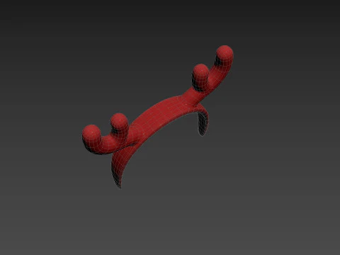 Prop204 Deer Headband 3D Model