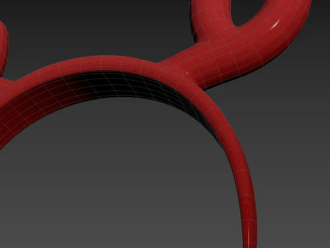 Prop204 Deer Headband 3D Model