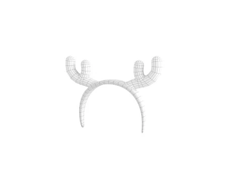 Prop204 Deer Headband 3D Model