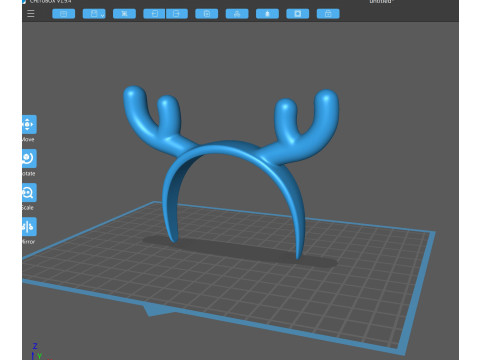 Prop204 Deer Headband 3Dモデル