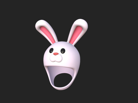 Prop205 Bunny Hat Model 3D