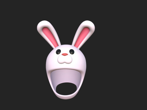 Prop205 Bunny Hat Model 3D