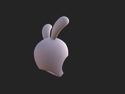 Prop205 Bunny Hat Model 3D