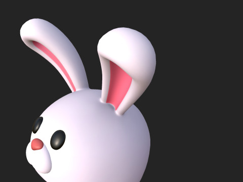 Prop205 Bunny Hat Model 3D