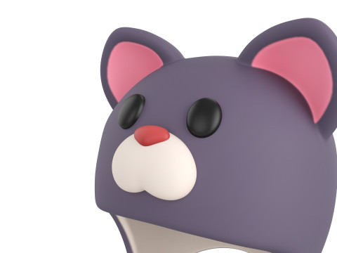 Prop206 Cat Hat 3D Модель