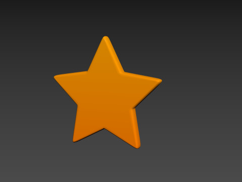 Symbol010 Star 3D 模型