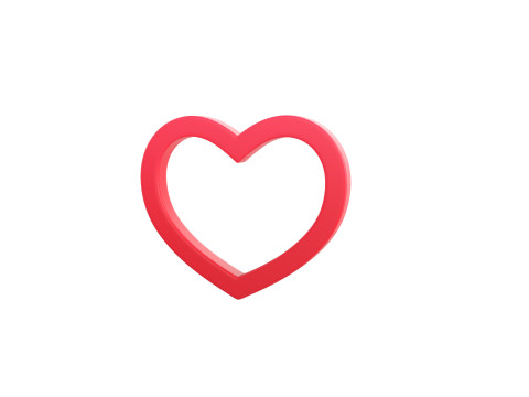 Symbol011 Heart 3D 모델