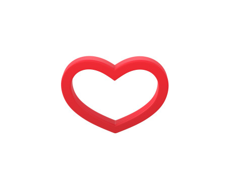 Symbol011 Heart 3D Модель