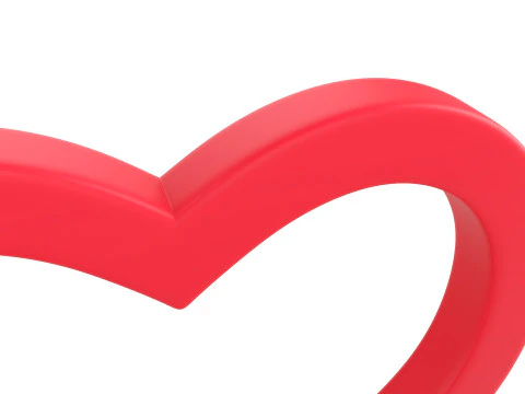 Symbol011 Heart 3D Model