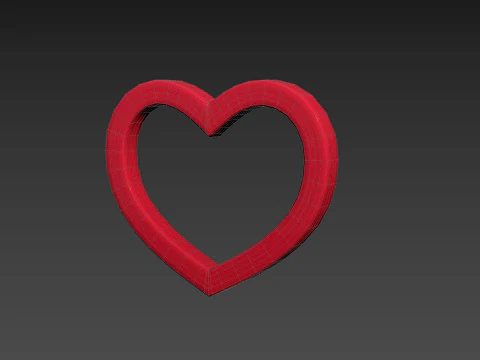 Symbol011 Heart 3D Model