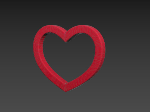 Symbol011 Heart 3D Модель